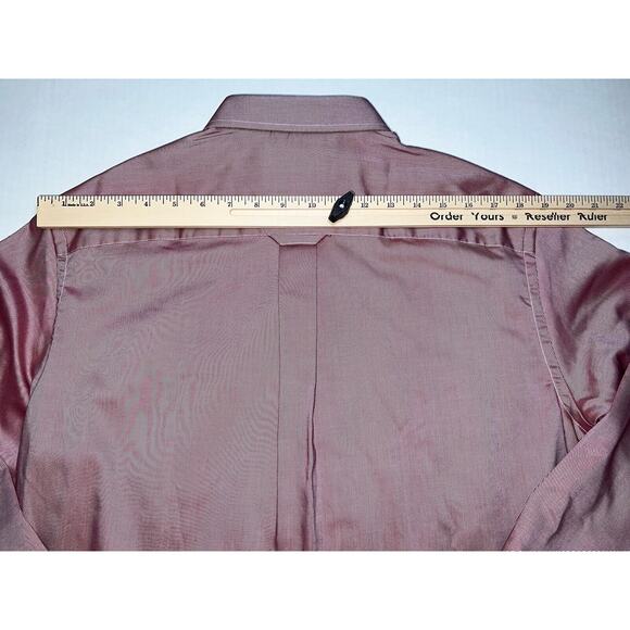 Pendleton Bridgeport Shirt Mens Size M Red Long Sleeve Button Down Dress Pocket - Picture 15 of 16